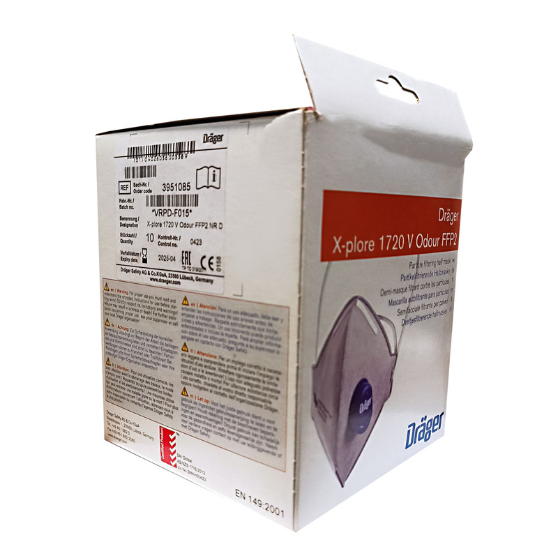 ماسک تنفسی دراگر مدل Odour FFP2