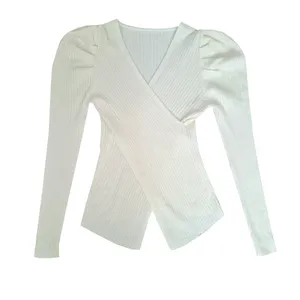 پلیور یقه هفت زنانه مدل بافت مدل R36