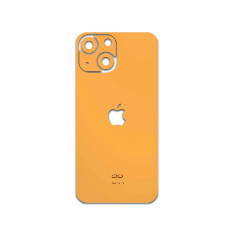 برچسب پوششی ماهوت مدل Matte-Orange مناسب برای گوشی موبایل اپل iPhone 13 Mini