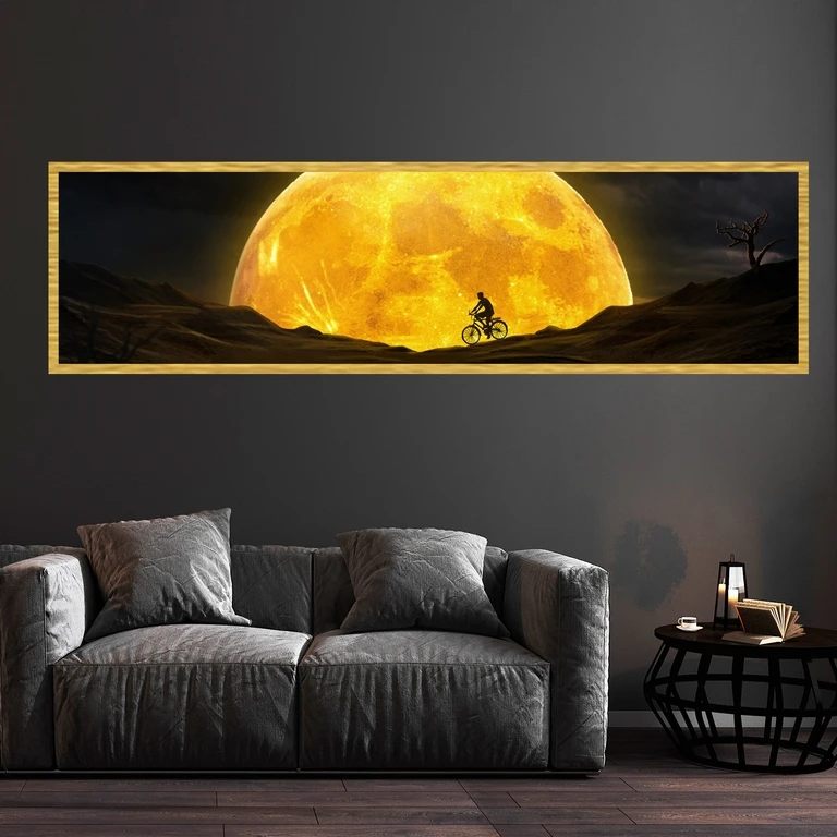 تابلو بکلیت طرح خورشید مدل کشیده T-7816