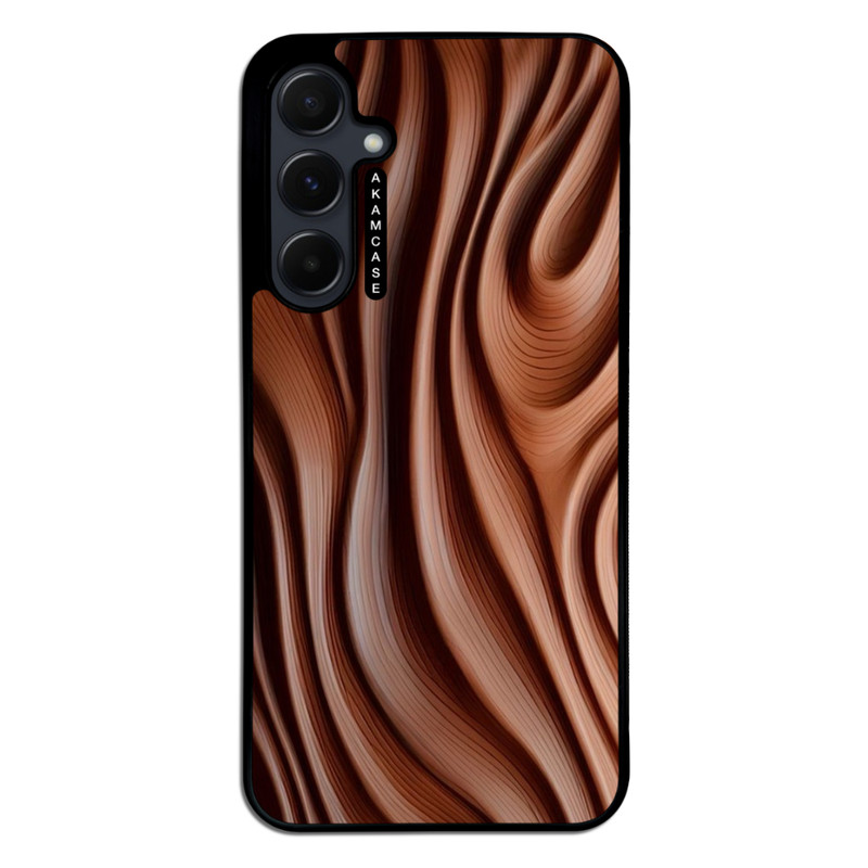 کاور آکام مدل AMC-WSGA55-WOOD-6 مناسب برای گوشی موبایل سامسونگ Galaxy A55