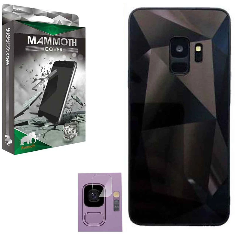 کاور ماموت مدل D-I-A-M-O-N-D مناسب برای گوشی موبایل سامسونگ Galaxy S9 به همراه محافظ لنز دوربین