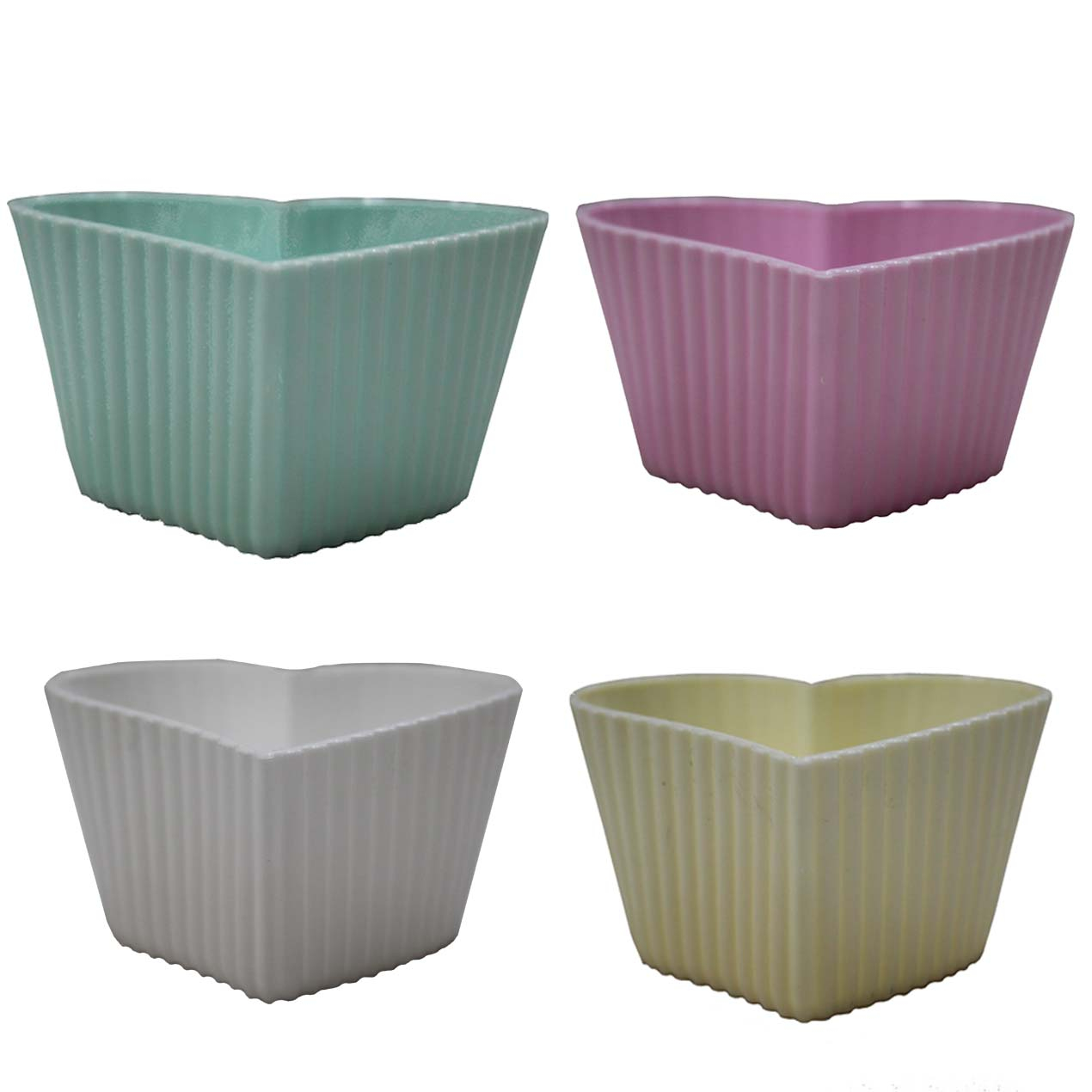 کاسه طرح قلب مدل q4 بسته 4 عددی 