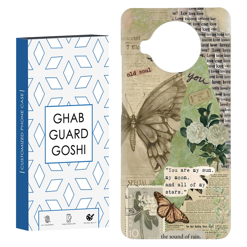 کاور قاب گارد گوشی طرح پروانه کد Dimo-162 مناسب برای گوشی موبایل شیائومی Mi 10t lite