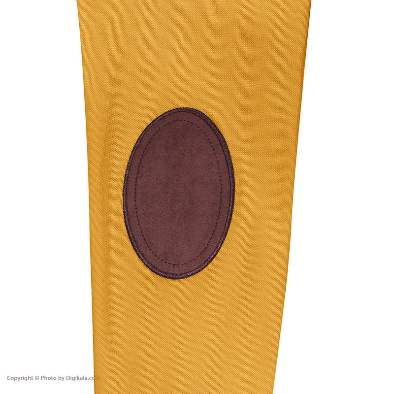 پلیور مردانه تریکو پاییزان مدل P700 رنگ خردلی روشن