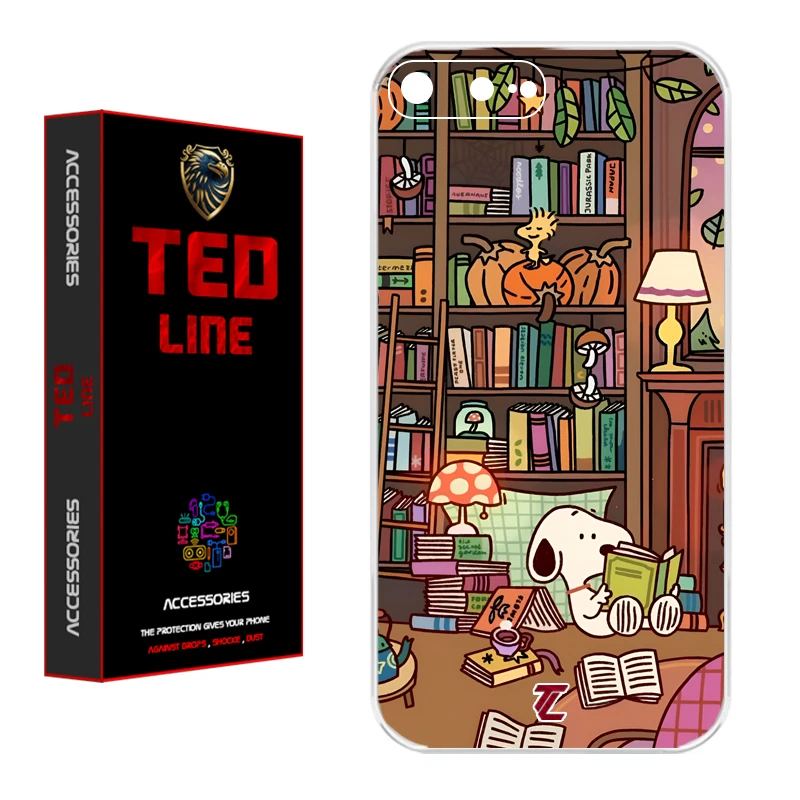 کاور تدلاین طرح اسنوپی کد 1218 مناسب برای گوشی موبایل اپل Iphone 7 Plus / 8 Plus