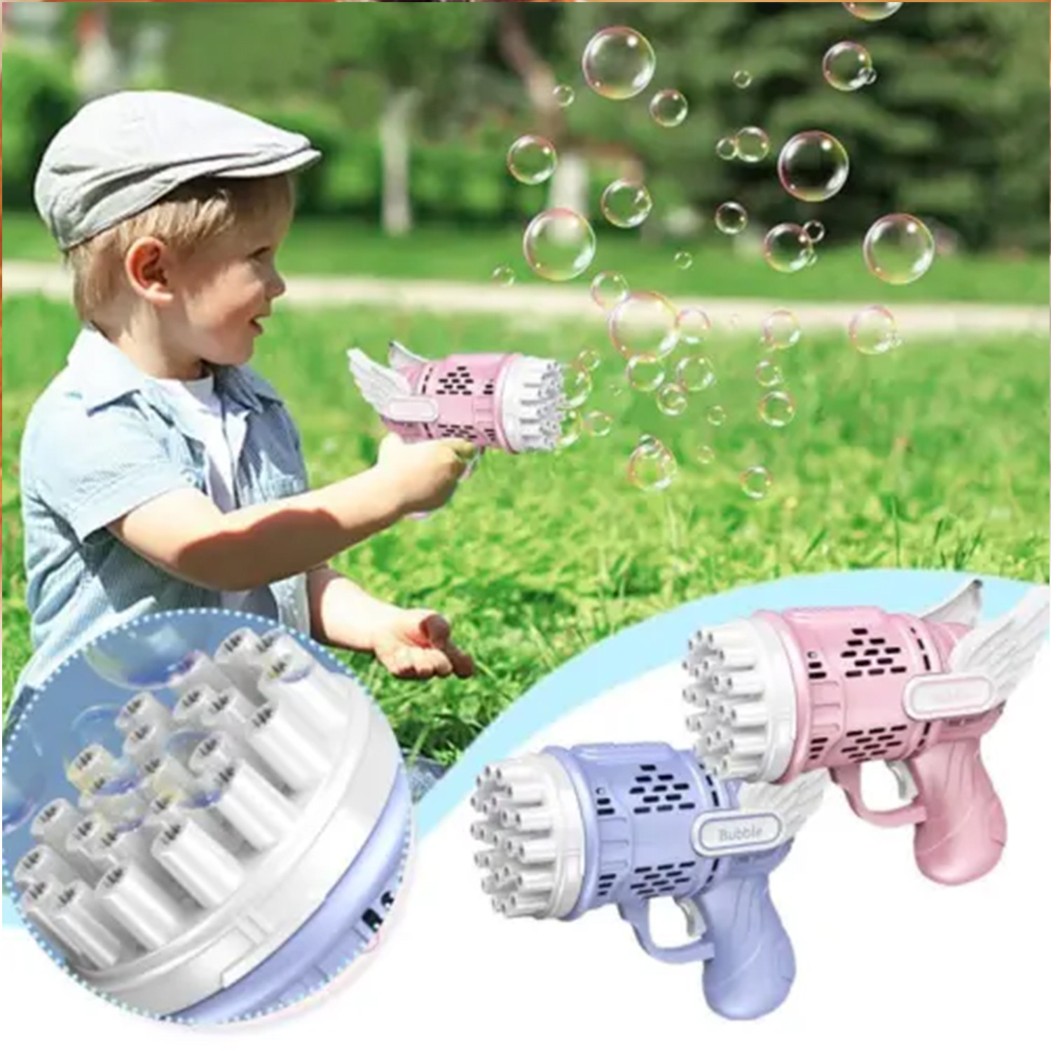 حباب ساز مدل بالدار angle bubble gun