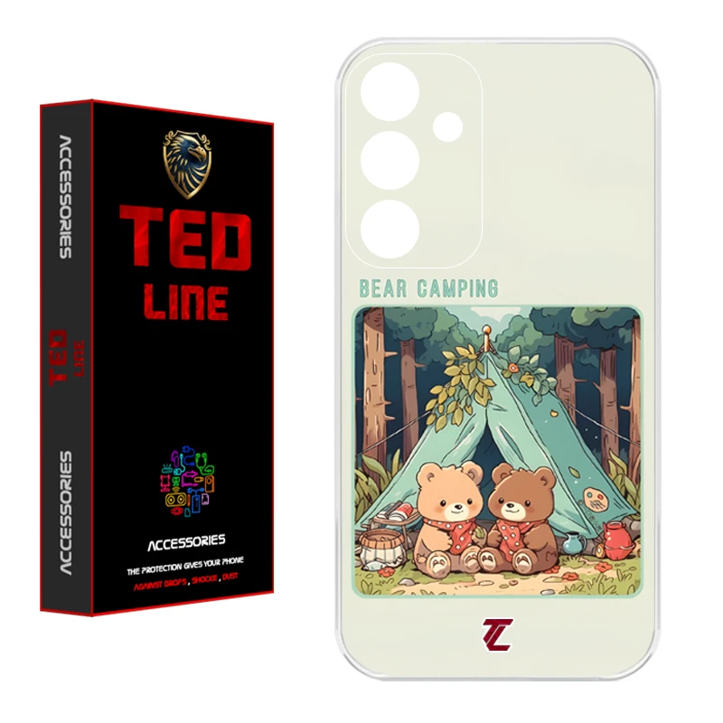 کاور تد لاین طرح خرس کد 1114 مناسب برای گوشی موبایل سامسونگ Galaxy A36 / A56