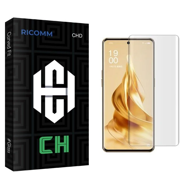 محافظ صفحه نمایش ریکام مدل CH UV مناسب برای گوشی موبایل اوپو Reno 9 Pro Plus