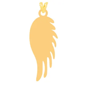 آویز گردنبند طلا 18 عیار زنانه کرابو مدل بال کد Kr31623