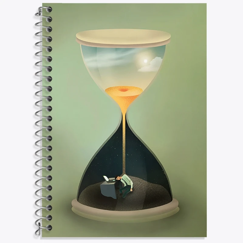 دفتر نت موسیقی 50 برگ خندالو طرح مفهومی کد N3089