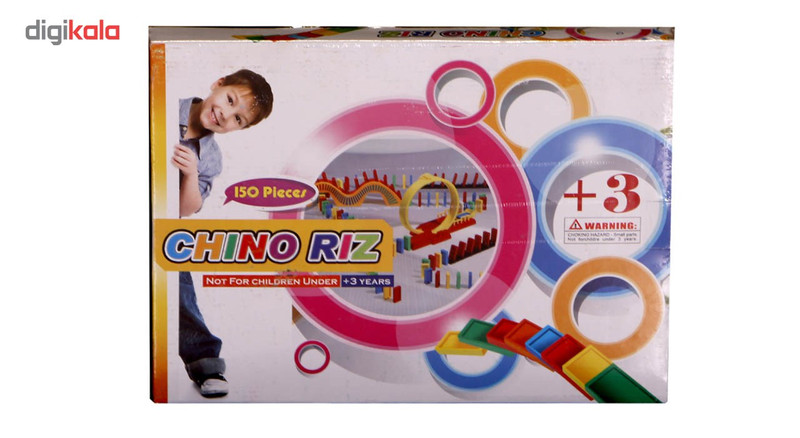 بازی فکری دومینو 150 تکه مدل Chino Riz