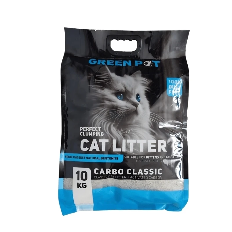 خاک گربه گرین پت مدل کربو کلاسیک وزن 10 کیلوگرم