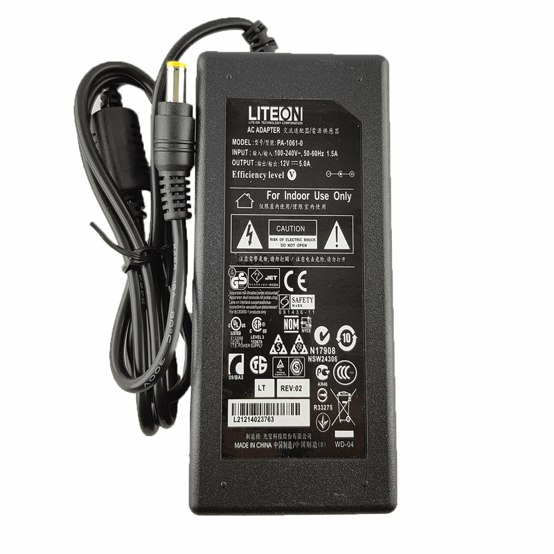 منبع تغذیه12 ولت 5 آمپر لیتئون مدل PA-1061-0
