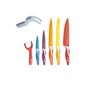 ست 5 پارچه چاقوی آشپزخانه مدل Bass به همراه اسلایسر هندوانه