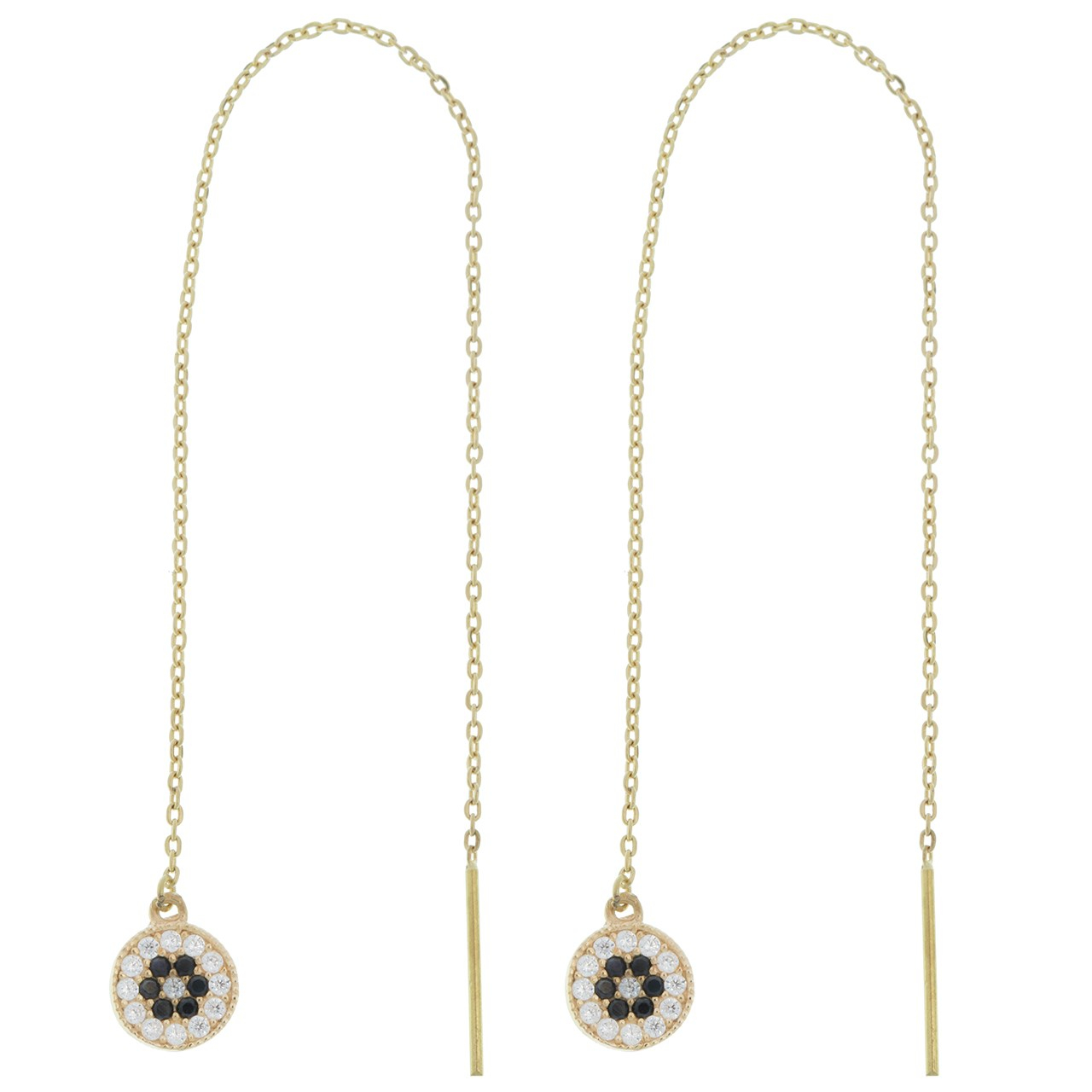 گوشواره طلا 18 عیار ماهک مدل ME0623