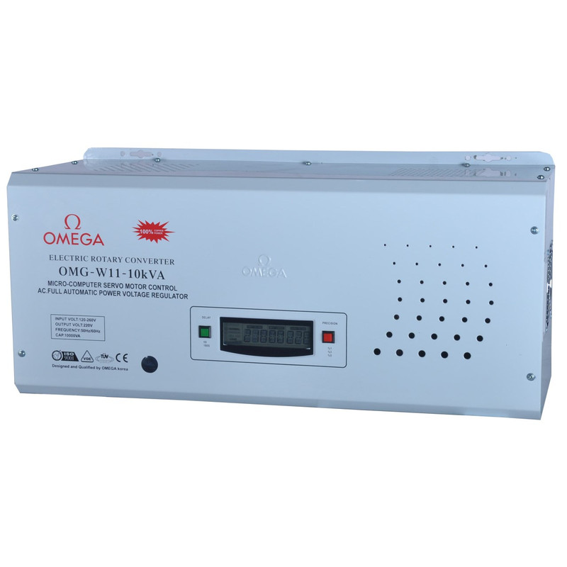 استابلایزر سرووموتوری امگا مدل دیواری ظرفیت 10KVA