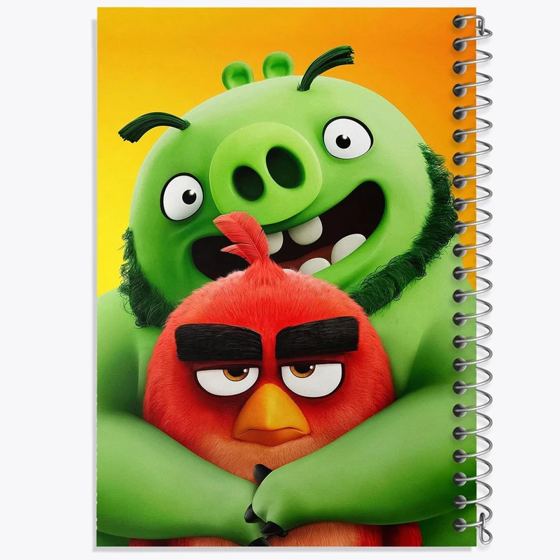 دفتر لیست خرید 50 برگ خندالو طرح پرندگان خشمگین Angry Birds کد 13867