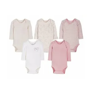 بادی آستین بلند نوزادی لوپیلو کد 3022 مجموعه 5 عددی