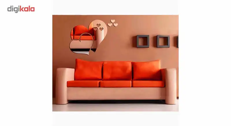 آینه دکوپدیده مدل قلب1004