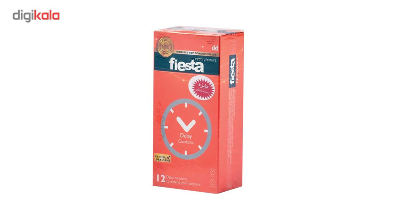 کاندوم تاخیری فیستا مدل Delay بسته 12 عددی