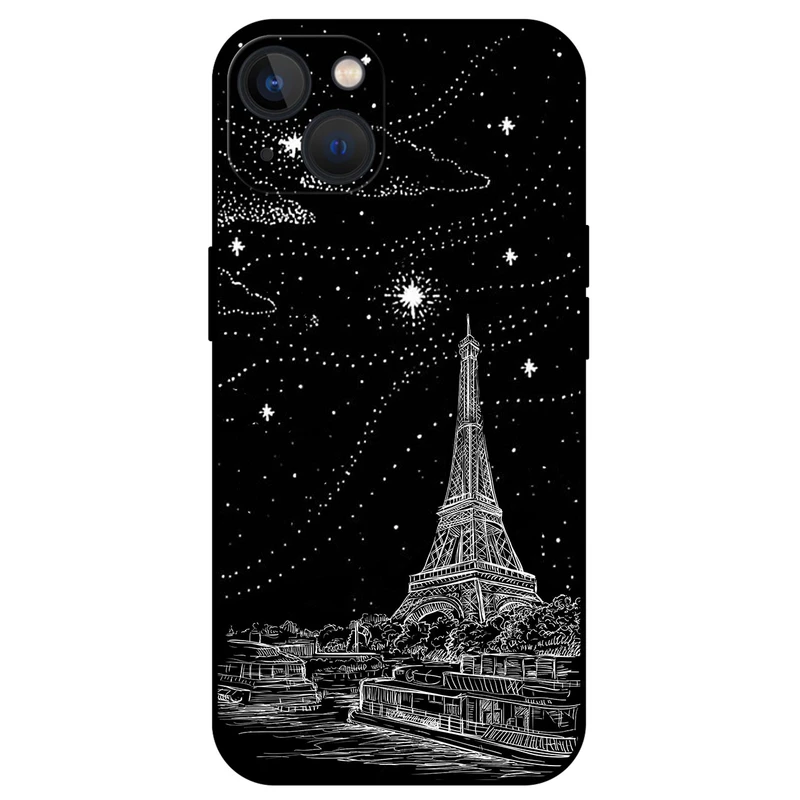 کاور مگافون طرح ایفل مدل 8107 مناسب برای گوشی موبایل اپل Iphone 14 Plus  