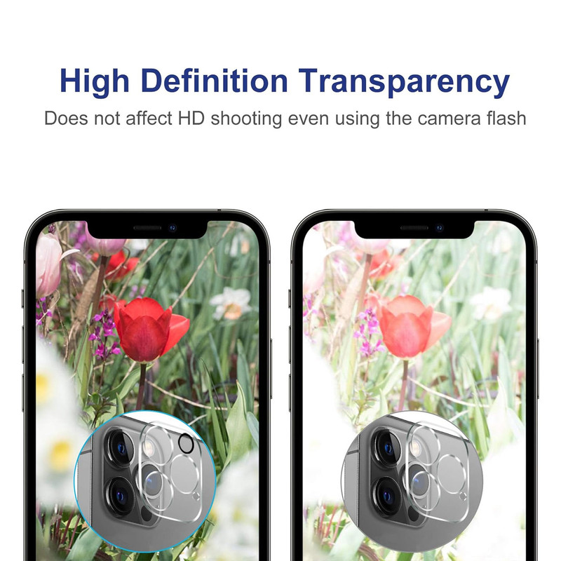 محافظ لنز دوربین ام‌گلس مدل Glass 3D MG مناسب برای گوشی موبایل اپل Iphone 13 Pro / 13 Pro Max