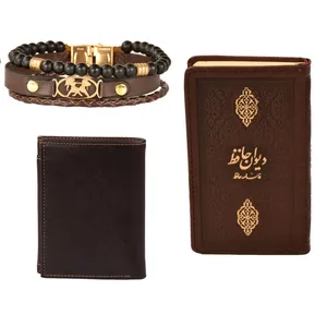 ست هدیه طرح تولد خرداد  کهن چرم  مدل m109- 3