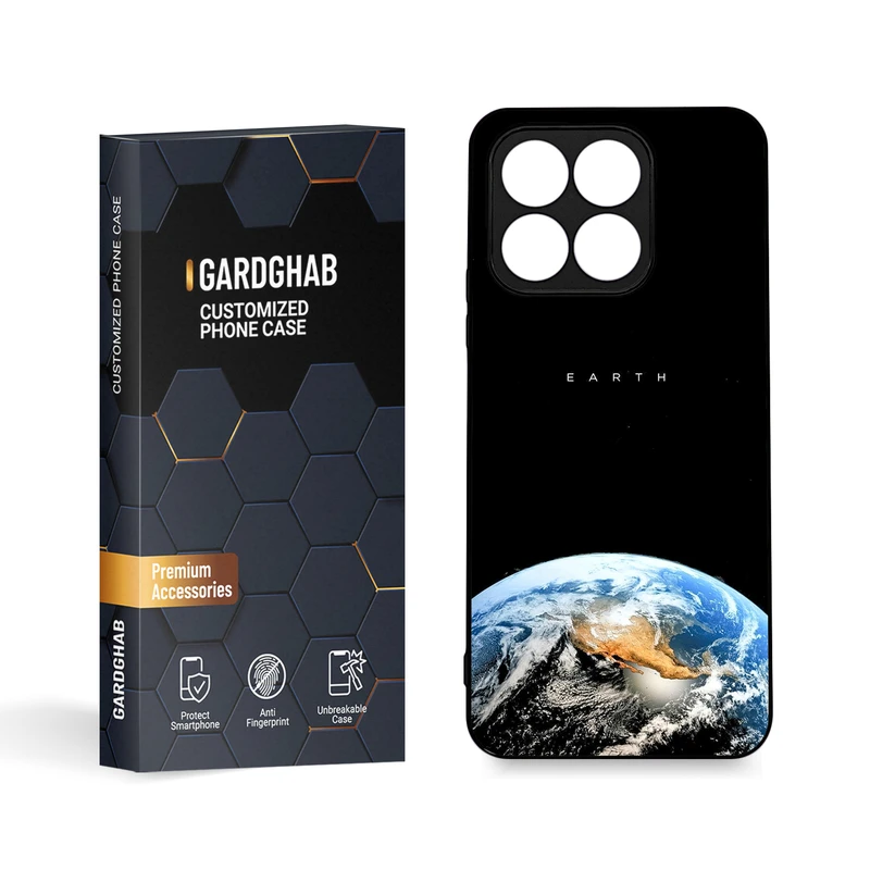 کاور گارد قاب مدل دورژله ای کهکشان مناسب برای گوشی موبایل آنر X8a 4G