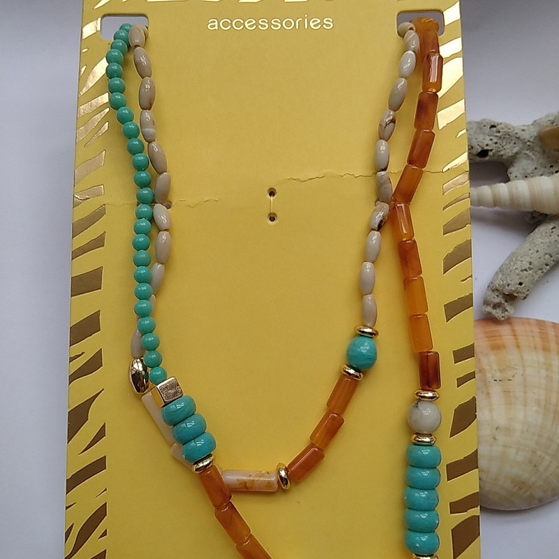 گردنبند زنانه سیکس مدل سنگ کد H29