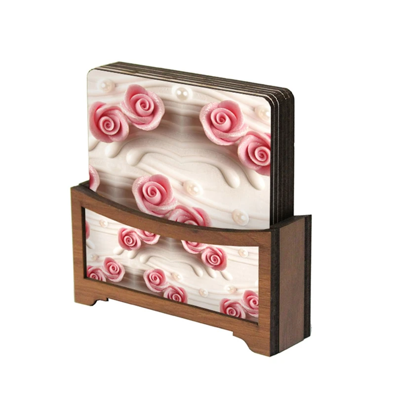 زیر لیوانی تهران جی اف ایکس مدل ZL3202 بسته 6 عددی