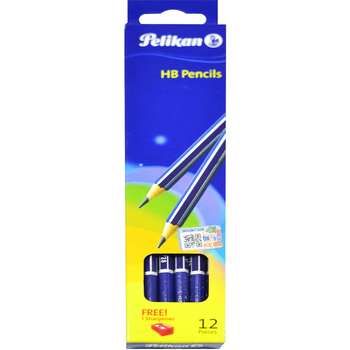 مداد مشکی پلیکان آلمان مدل HB بسته 12 عددی