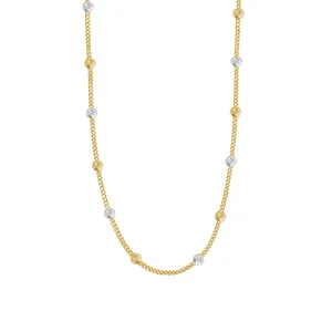 گردنبند طلا 18 عیار زنانه با طرح کارتیه ماوی گالری مدل البرناردو