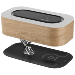 اسپیکر بلوتوثی پرومیت مدل Bonsai-Qi همراه با شارژر بی سیم و لامپ LED