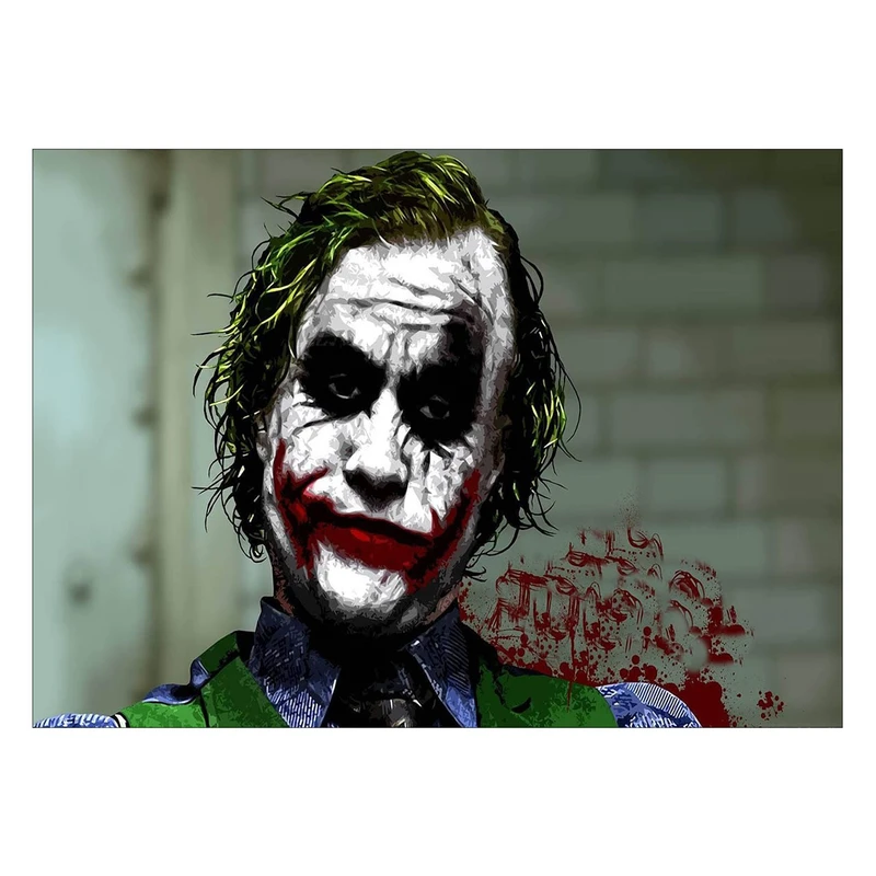تابلو شاسی ونسونی طرح Joker Astonished سایز 30 × 40