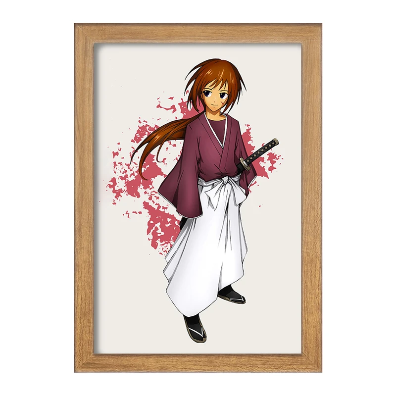 تابلو خندالو مدل انیمه رورونی کنشین کد 34875