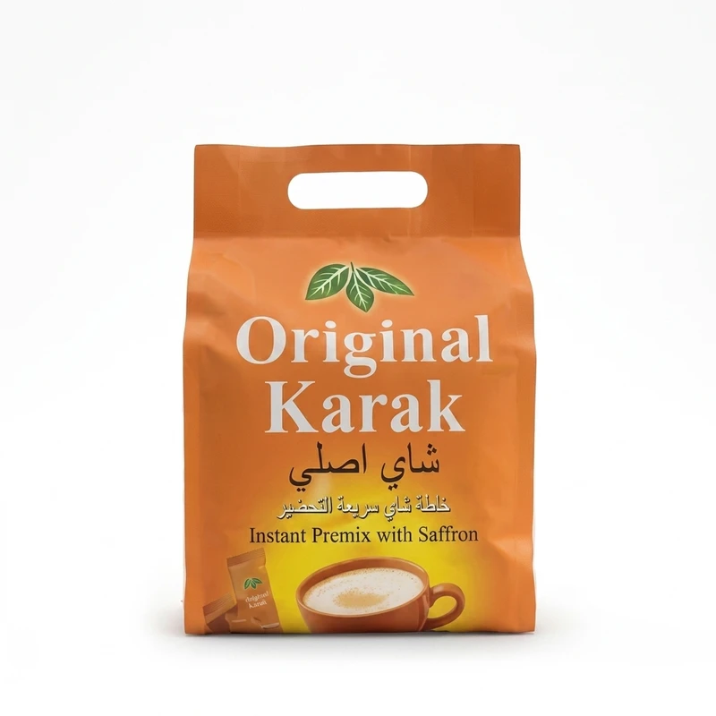 چای کرک شای کرک طعم زعفران - 700 گرم بسته 25 عددی 