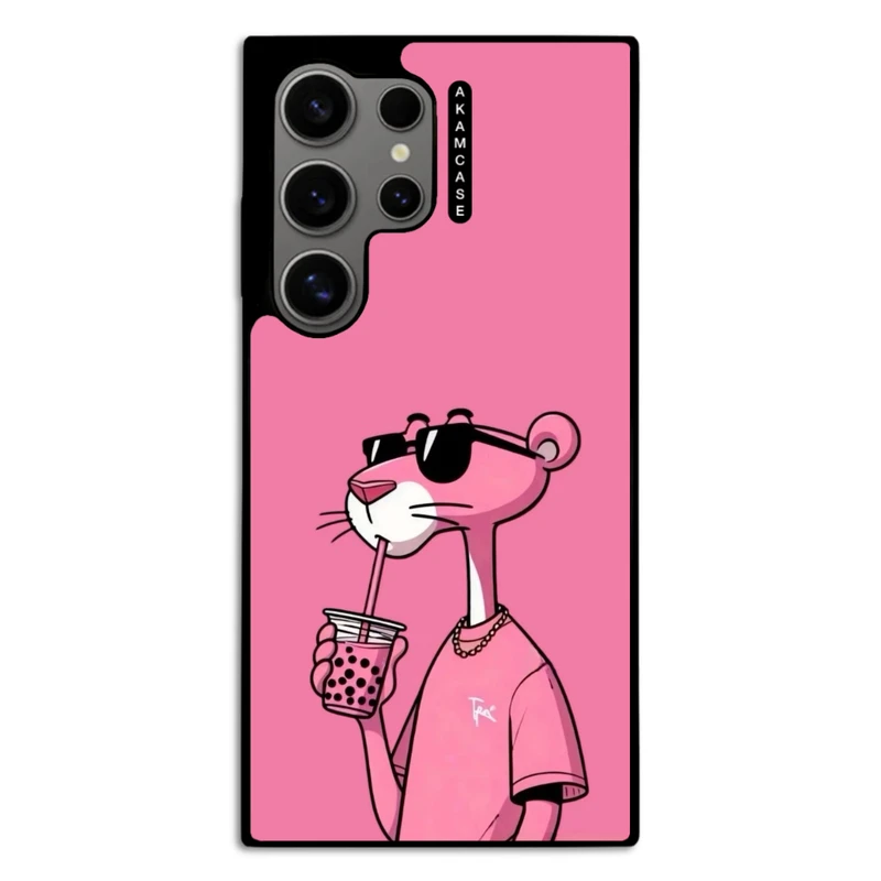 کاور آکام مدل AMC-WSGS24U-PINK PANTHER12 مناسب برای گوشی موبایل سامسونگ Galaxy S24 Ultra