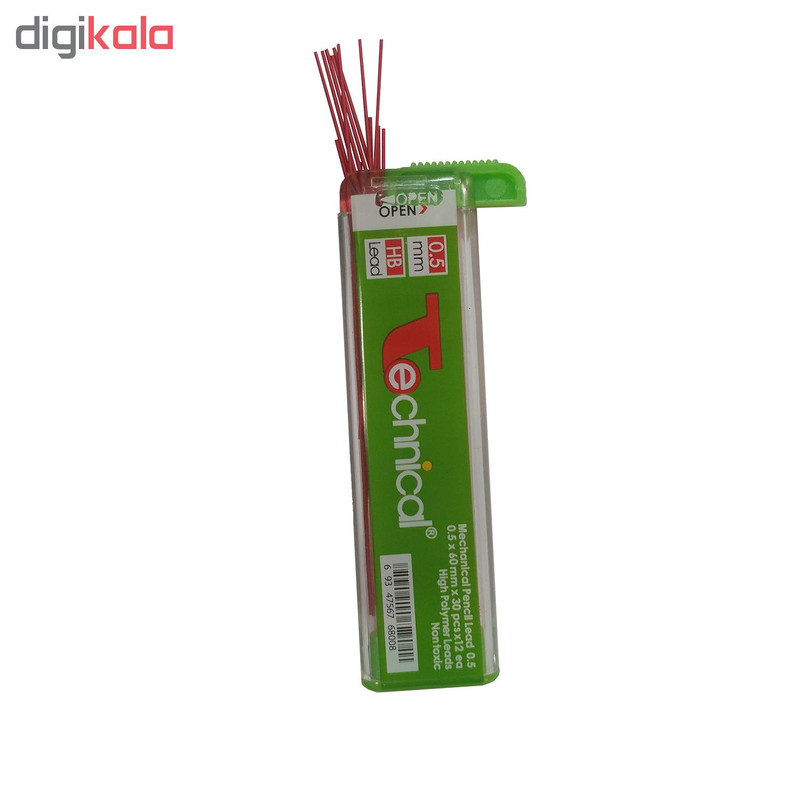 نوک مداد نوکی 0.9 میلی متری تکنیکال مدل R30 نوک مداد نوکی 0.9 میلی متری تکنیکال مدل R30