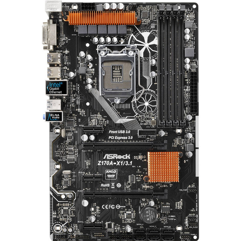 مادربرد ازراک مدل Z170A-X1/3.1