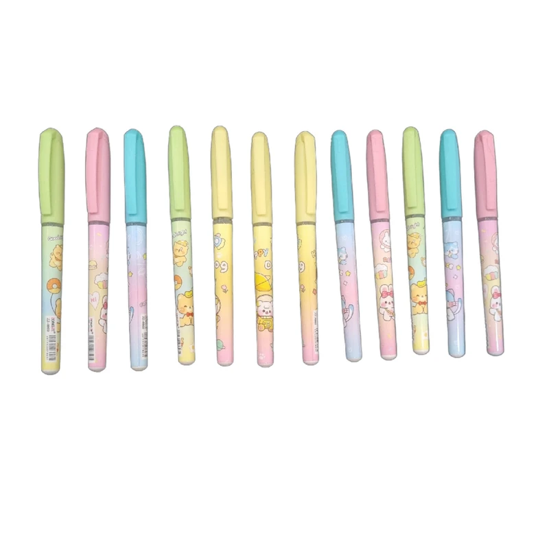 روان نویس 0.5 میلی متری زونگزی مدل هپی بسته 12 عددی