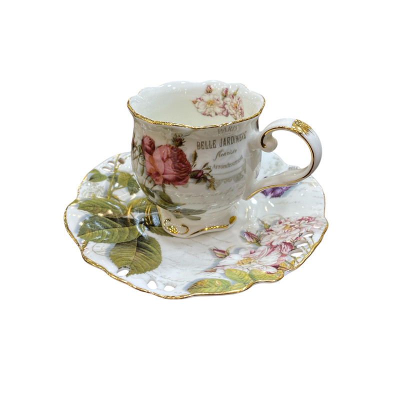 ست فنجان و نعلبکی 12 پارچه لمونژ مدل 88215