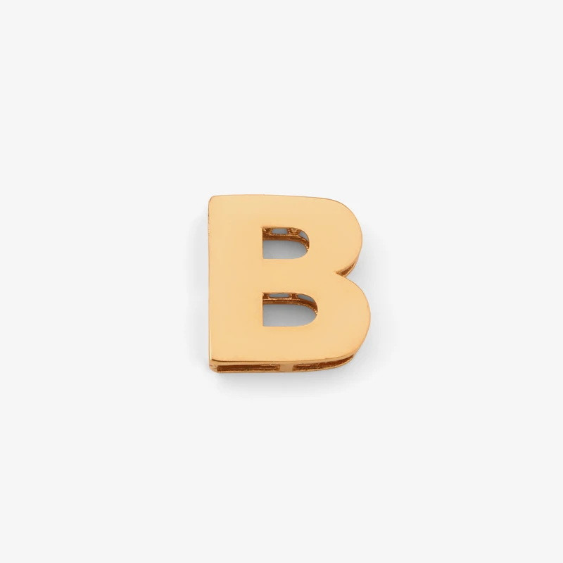 آویز گردنبند طلا 18 عیار زنانه هانامی طرح حرف B