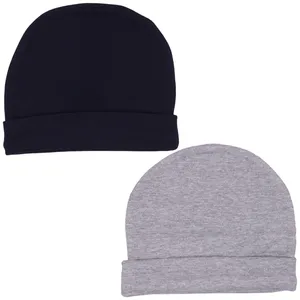 کلاه گرد نوزادی لاکی بیبی مدل 0336 - بسته 2 عددی
