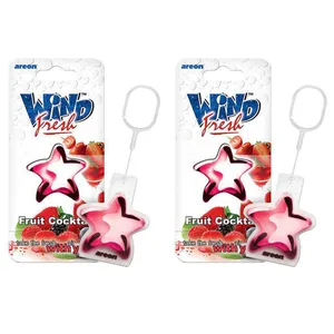 خوشبو کننده ماشین آرئون مدل Wind Fresh Fruit Cocktail بسته 2 عددی