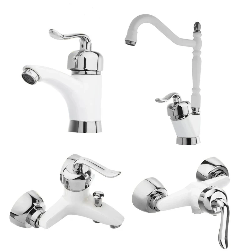 ست شیرآلات فاخته مدل شودر نايت کد SK-SAM مجموعه 4 عددی 