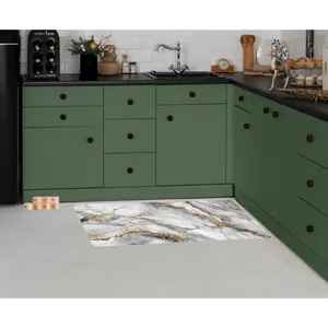 پادری مدل جلوسینکی سه لایه رویه مخمل طرح سنگ کد A256 سایز 110x45 سانتی متر