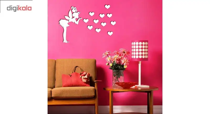 آیینه پلکسی پرشین استیکر طرح فرشته