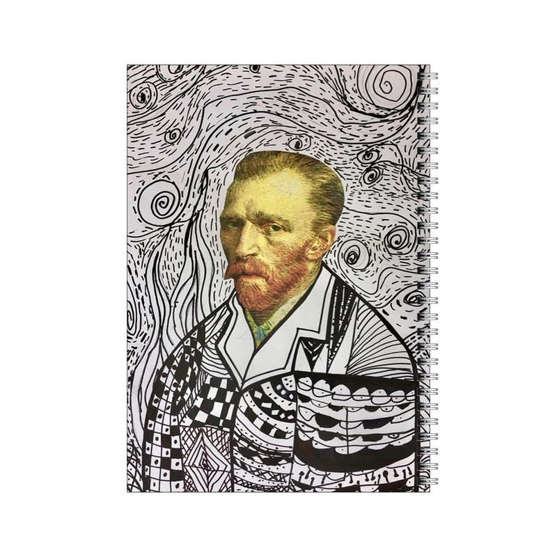 دفتر مشق 100 برگ بامبیلیپ طرح ونگوگ و آنالیز خط کد 1675750