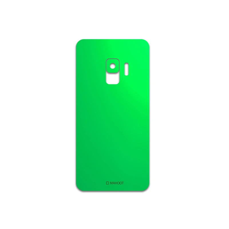 برچسب پوششی ماهوت مدل Matte-Green مناسب برای گوشی موبایل سامسونگ Galaxy S9